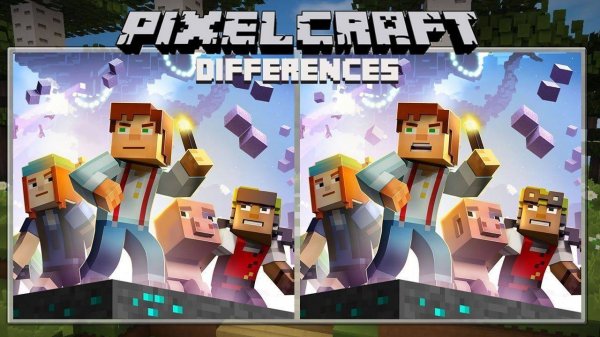 Blocky Find the Difference Puzzle