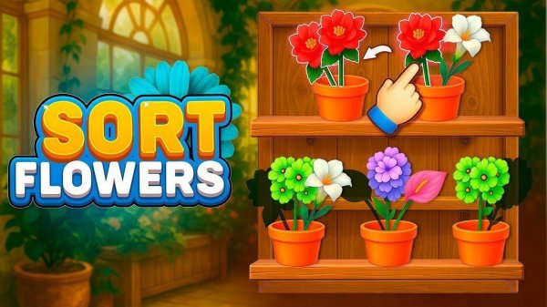 Blossom Sort & Combine Puzzle