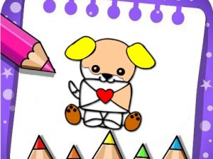 Easy Coloring Valentine Online Coloring Game