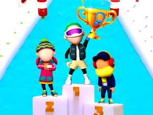 Fun Race On Ice Online Arcade Game