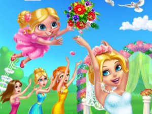 Flower Girl Wedding Day Online Dress Up Game