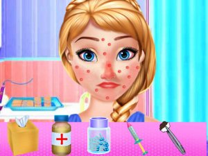 Anna Spring Allergy Treatment - Dress Up Game Kids Care Game