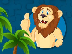 Strong Lions Jigsaw Puzzle Game - Animal Puzzle