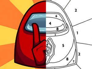 Among Us Coloring Book 1 Online Coloring Game