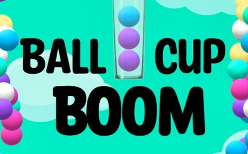 Ball Cup Boom: 4-in-a-Row Puzzle