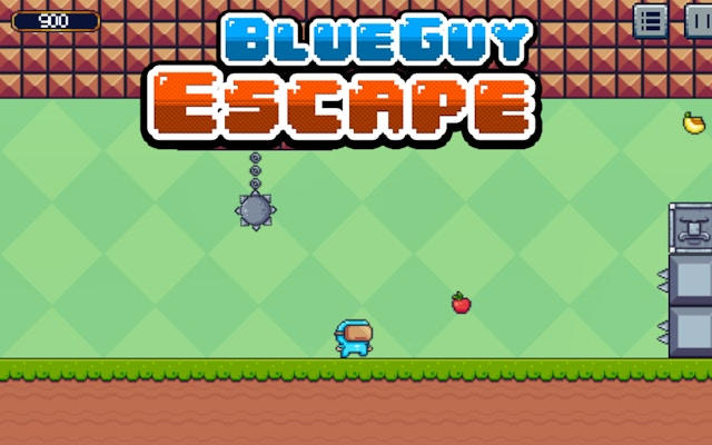 BlueGuy Escape: Retro Fruit Dash