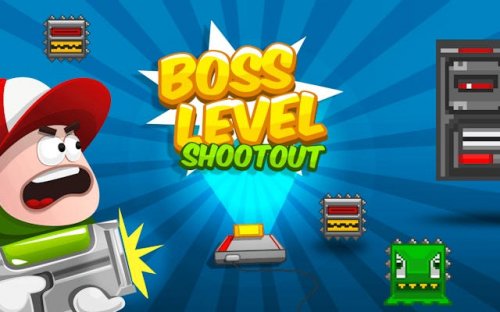 Boss Level Shootout - Retro Arcade precision fighter