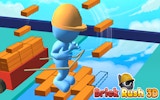 Brick Rush 3D - Bridge Builder Racing Game