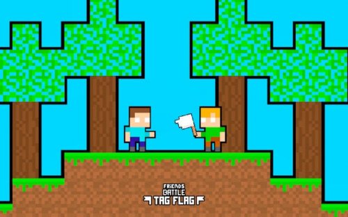 Friends Battle Tag Flag - Reverse Capture Game