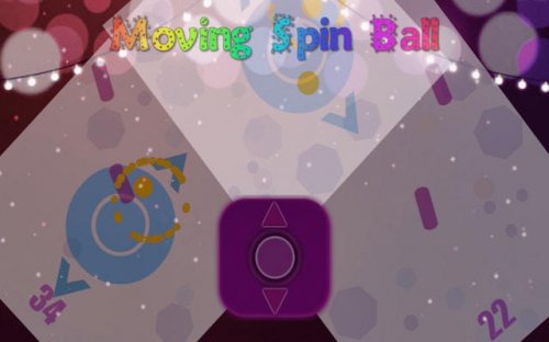 Moving Spin Ball - Rotate & Dodge Game