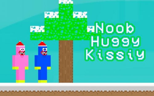 Noob Huggy Kissiy: Jungle Survival Adventure