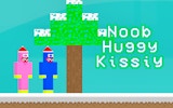 Noob Huggy Kissiy: Jungle Survival Adventure