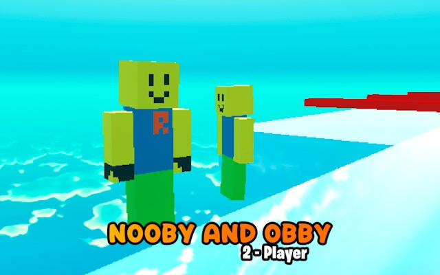 Nooby And Obby 2 Player - Parkour Adventure Game