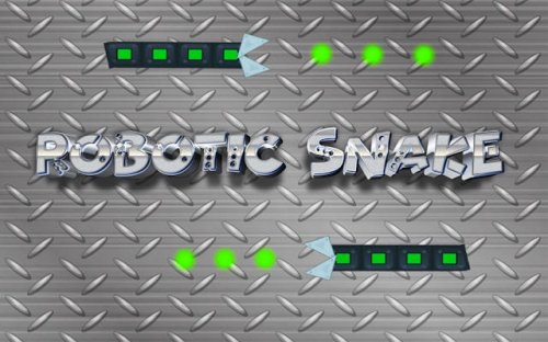 Robotic Snake: Neon Arcade Challenge