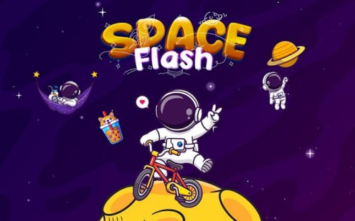 Space Flash - Arcade Bike Racing Game