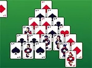 Card Pyramid Pairing Puzzle